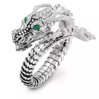 Dragon Ring Ασημί Από Ορείχαλκο